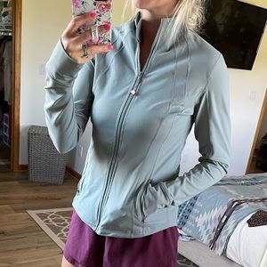 Athletic zip up jacket
